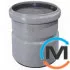Муфта надвижная Ostendorf HT-Safe 110, Вариант: Насадная, Вид канализации: Внутренняя, Тип канализации: Простая, Цвет: Темно-серый, Диаметр (мм): 100, Материал: Полипропилен PPR, фото 