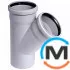 Тройник канализационный Ostendorf HT-Safe 110/75*67˚, Вид канализации: Внутренняя, Тип канализации: Простая, Градус (град.): 67, Модификация: 110/75х67, Цвет: Темно-серый, Диаметр (мм): 100, Материал: Полипропилен PPR, фото 