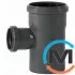 Трійник каналізаційний Ostendorf HT-Safe 90/50*87˚, Вид каналізації: Внутрішня, Тип каналізації: Проста, Градус (град.): 90, Модифікація: 90/50х87, Колір: Темно-сірий, Діаметр (мм): 90, Матеріал: Поліпропілен PPR, фото 