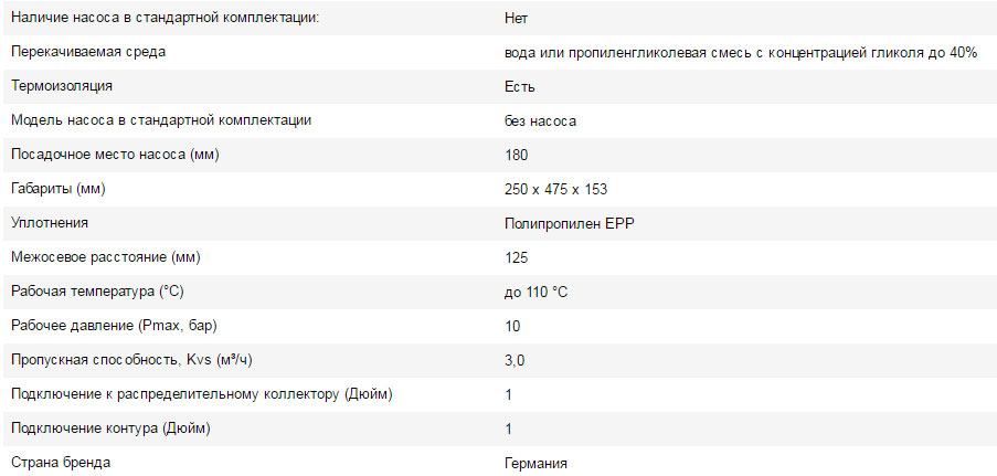 насосна група африсо t відкриття 45 без насоса dn251